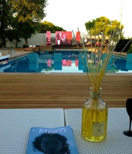 VIP poolside at the Excelsior Hotel - Venice Film Festival.